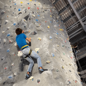 indoor climbing feature